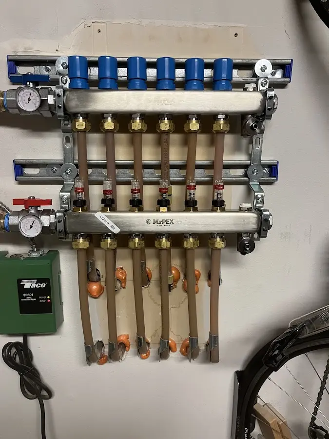 Plumber performing Leak Detection at a residential property in Madisonville